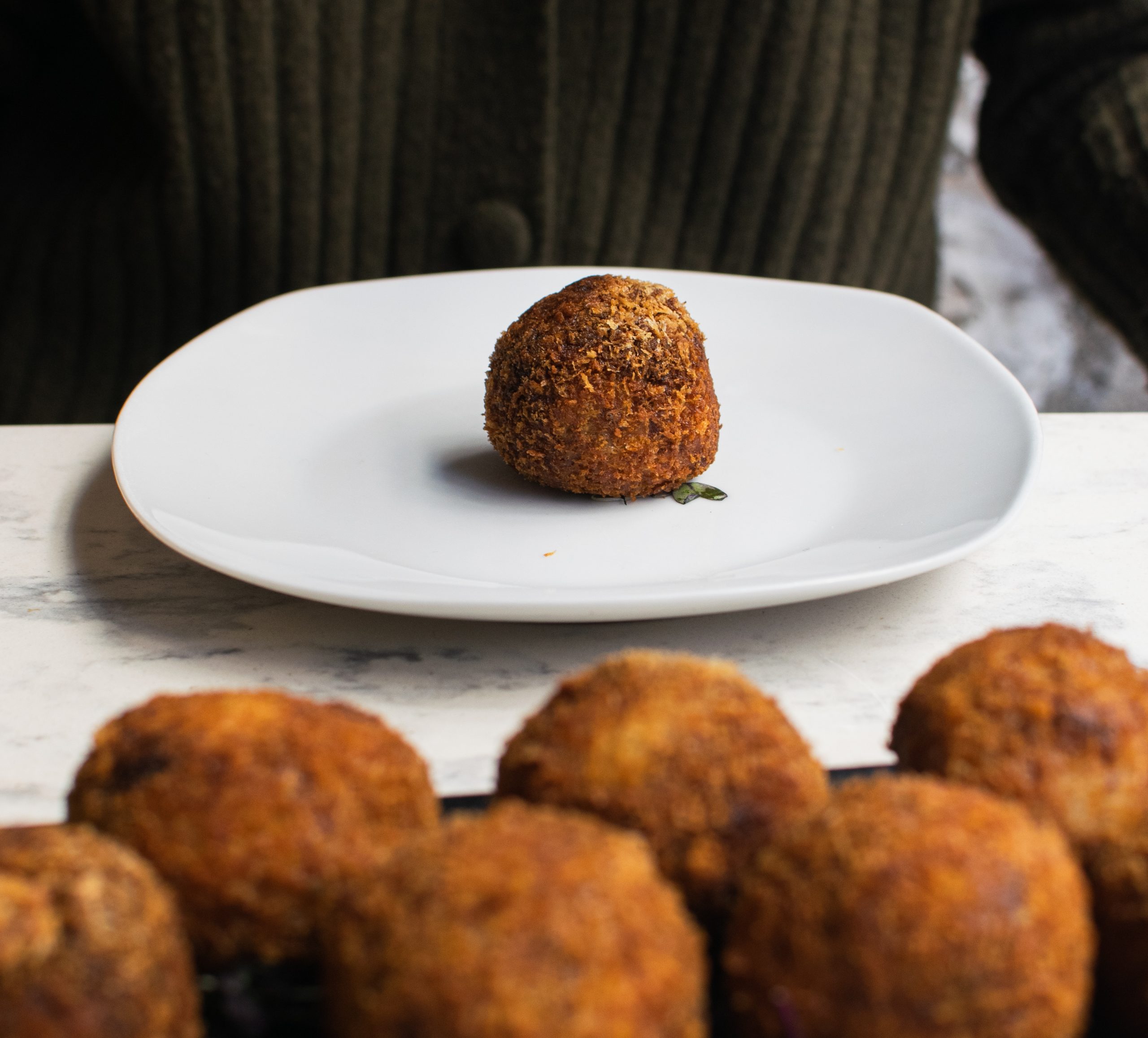Croquetas de boletus y cebolla caramelizada en Air Fryer